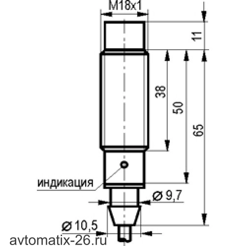 Индуктивный датчик ТЕКО ISN EF4A-43P-8-LZ