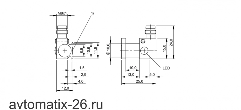 Магнитный датчик для цилиндра Balluff BMF 32M-NS-C-2-S49