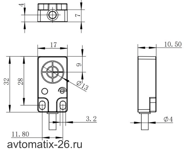Емкостной датчик LANBAO CE17SN08DPCY