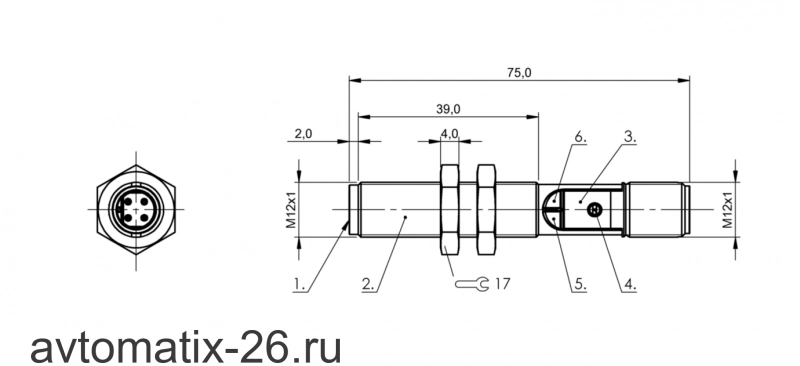 Емкостной датчик Balluff BCS M12BBG2-NOC40D-S04K