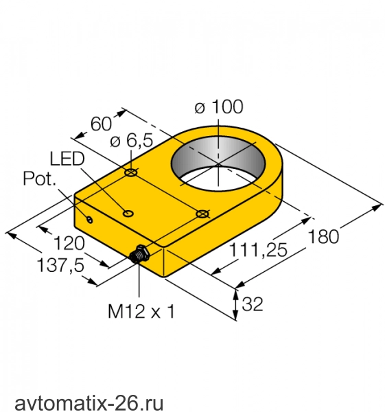 Кольцевой датчик TURCK NI100R-S32XL-VP44X-H1141