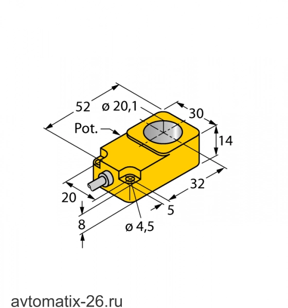 Кольцевой датчик TURCK BI20R-Q14-LU