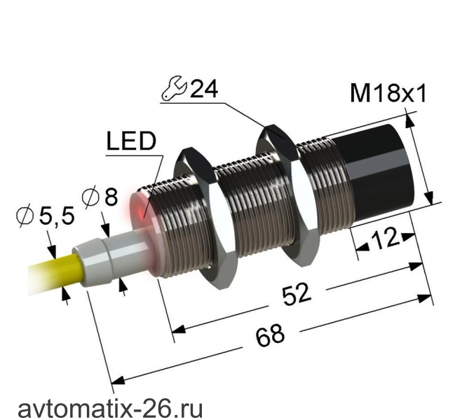 Индуктивный датчик Мега-К PS2-18M68-15N11-Z