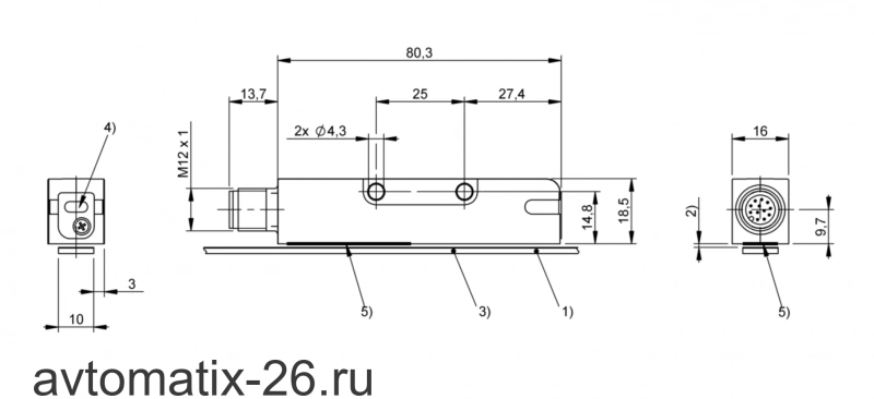 Магнитный энкодер Balluff BML-S1G0-S70D-M5EA-D0-S284