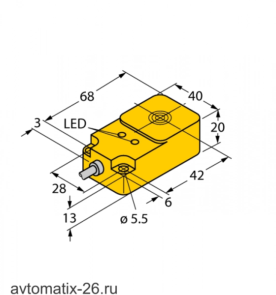 Индуктивный датчик TURCK BI20-Q20-AP45X2LD