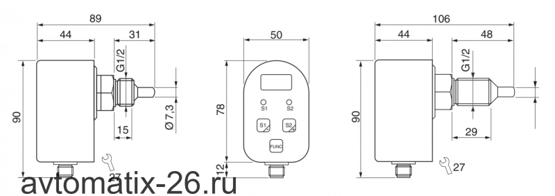 Датчик-реле температуры EGE-Elektronik TN 552 GPP