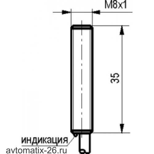 Индуктивный датчик ТЕКО ISB B11B-31N-1,5-L-V