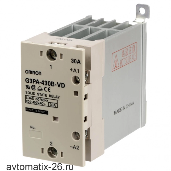 Твердотельное реле Omron G3PA-430B-VD 12-24VDC