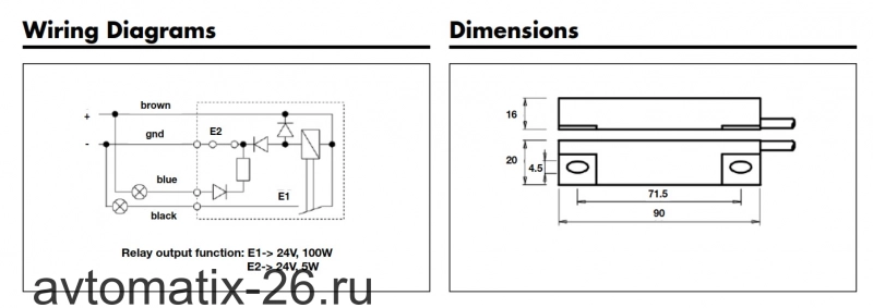 Магнитный датчик Carlo Gavazzi SPA1S3