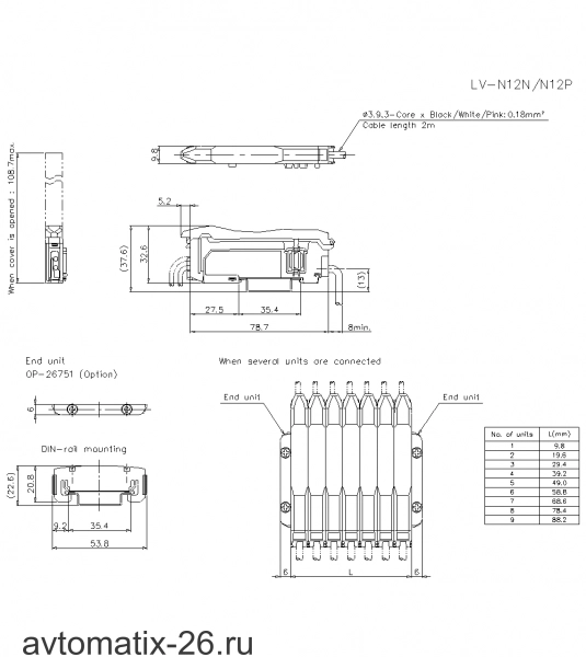Усилитель KEYENCE LV-N12P