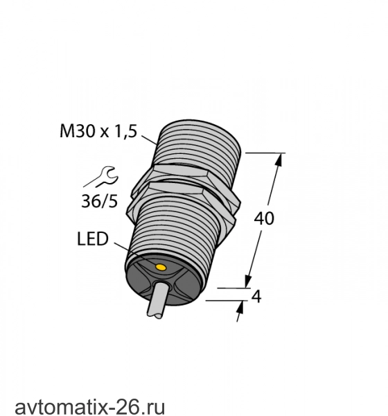 Индуктивный датчик TURCK BI10-G30K-AP6X