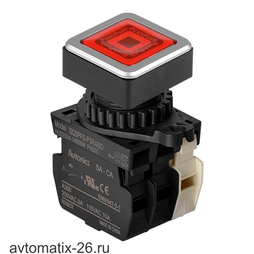 Кнопочный выключатель Autonics SQ3PFS-P3RABLM