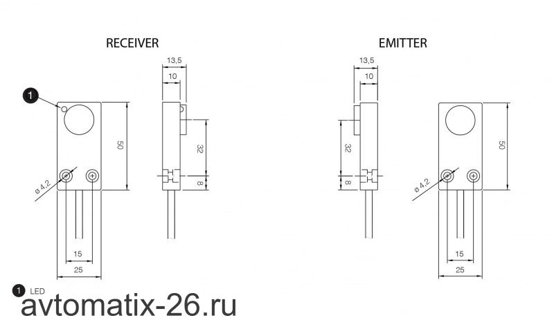 Ультразвуковой датчик Micro Detectors UHS/CN-0A