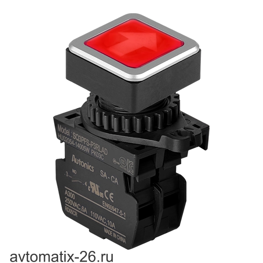 Кнопочный выключатель Autonics SQ3PFS-P3RLAL