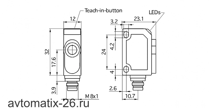 Ультразвуковой датчик Microsonic zws-24/CD/QS