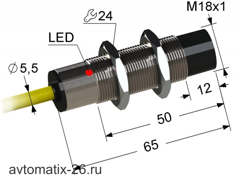 Индуктивный датчик Мега-К PS2-18M75-8N84-K