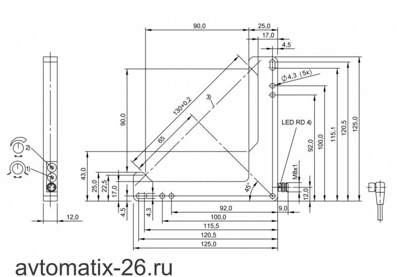 Щелевой датчик Balluff BWL 9090D-L012-S49