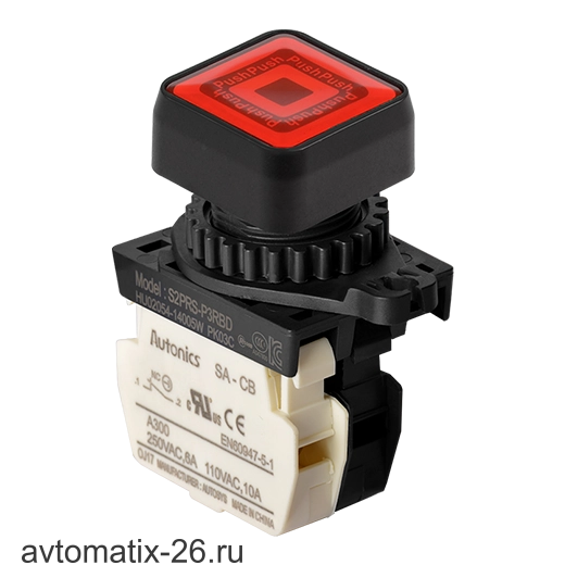 Кнопочный выключатель Autonics S2PRS-P3RBD
