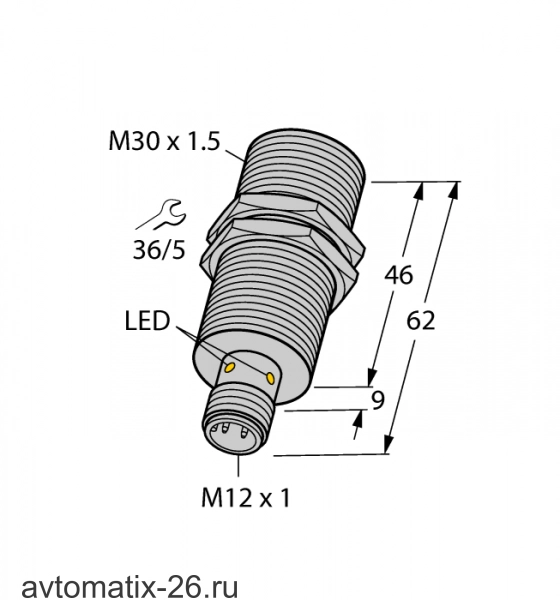 Индуктивный датчик TURCK BI15-M30-VP6X-H1141