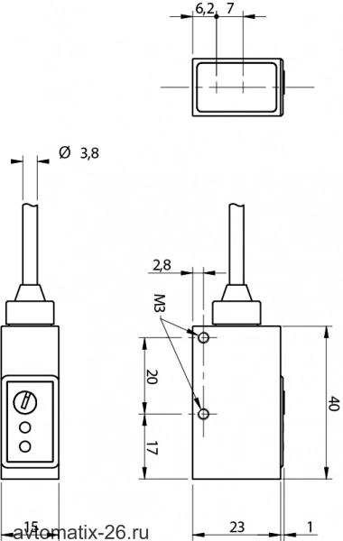 Оптический датчик Micro Detectors QXP/C0-1A