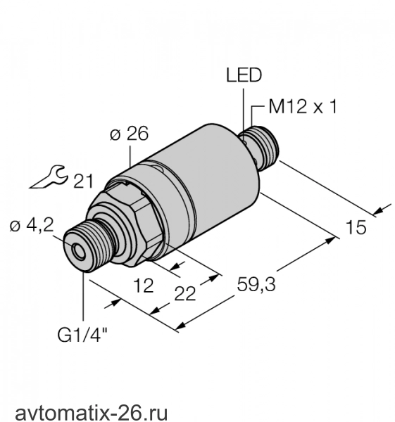 Датчик давления TURCK PC100R-204-2UPN8X-H1141