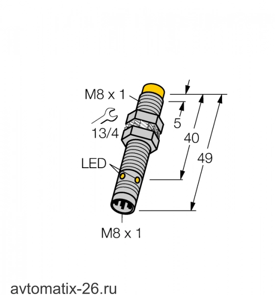 Индуктивный датчик TURCK NI4U-EG08-AP6X-V1131