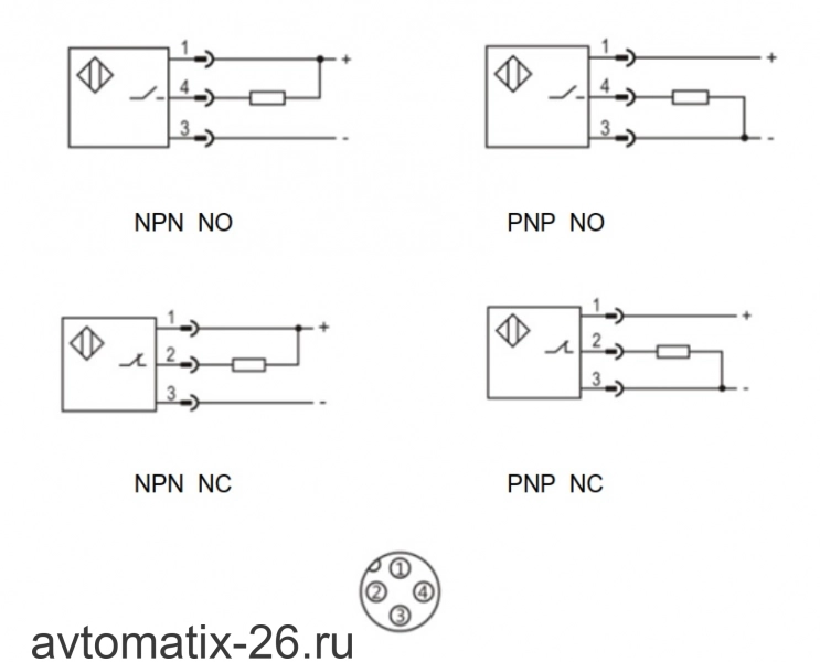 Индуктивный датчик LANBAO LR30XCN15DPOQ-E2