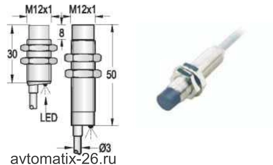 Индуктивный датчик NEFTIM INB3B-M1210P-A3W2
