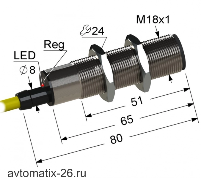 Оптический датчик Мега-К VB3C-18M80-TR200B61-Z-H