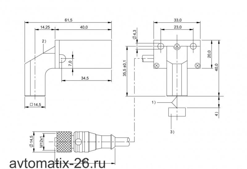 RFID головка чтения/записи Balluff BIS C-302-PU1-05