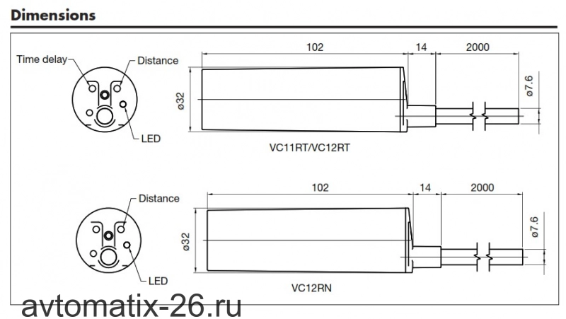 Емкостный датчик Carlo Gavazzi VC11RTM2410M