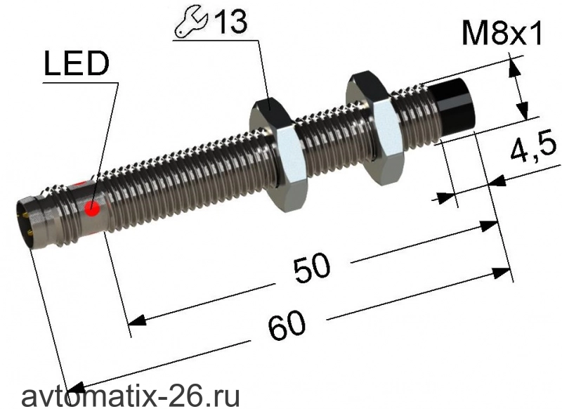 Индуктивный датчик Мега-К PS2-08M60-5N11-C3