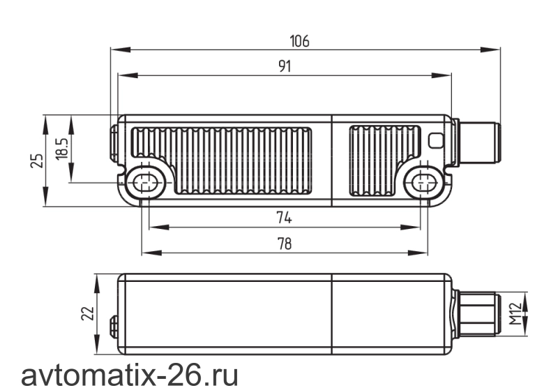 Магнитный датчик безопасности Schmersal RSS36-I1-D-R-ST