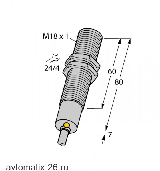 Индуктивный датчик TURCK BI5-M18-AP6X/S120
