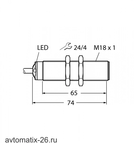 Ультразвуковой датчик TURCK RU50U-S18-LU8X