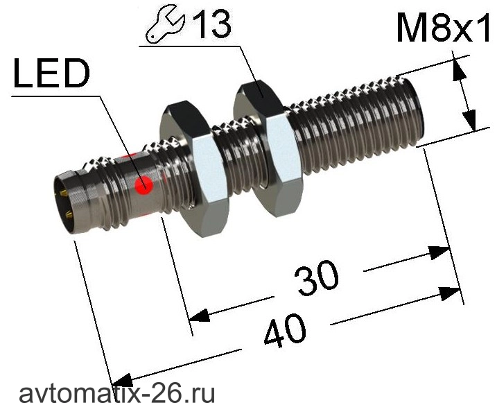 Индуктивный датчик Мега-К PS2-08M40-2B11-C3